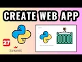 Container Widget - Web App with Python Streamlit Lesson 27