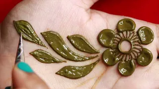 Easy Henna Design for Hand