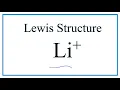 How to draw the Li Lewis Dot Structure