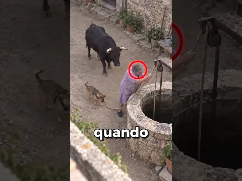 Ela deu ÁGUA para OS ANIMAIS!