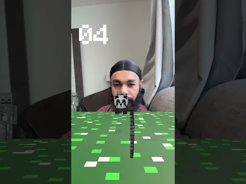 Playing Minecraft with my eyes…