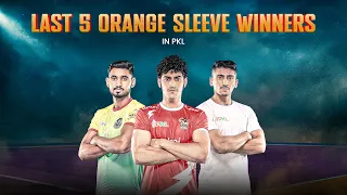 Last 5 Orange Sleeve Winners in PKL | Top Defenders | Pro Kabaddi League