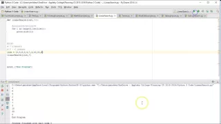 Core Algorithms - Linear Search Python 3