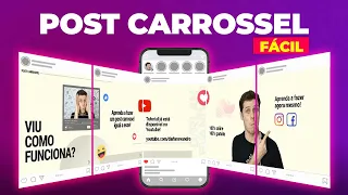 Como Criar Post Carrossel ou Sequencial no Instagram ou Facebook? 100% Grátis e Online