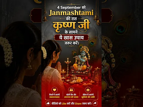 4 September Janmashtami का खास उपाय 🦚 | Love Problem Solution | Krishna Upay