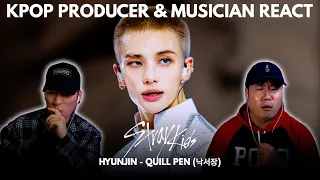 musicians react u0026 analyze skz hyunjin quill pen 
