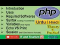 PHP introduction Uses Softwares echo VS print Variables data types Session set and get IT Adobe