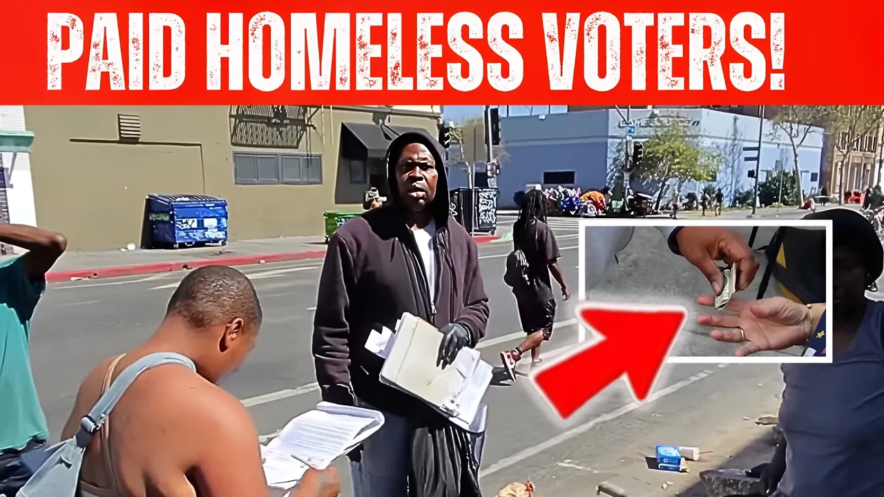 CAUGHT ON CAMERA: They’re Paying Homeless To Pass Legislation