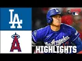 Los Angeles Dodgers vs Los Angeles Angels Full Game Highlights ESPN MLB