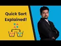 Quick Sort Explained w Homework Solution