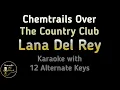 Download Lagu Chemtrails Over The Country Club Karaoke - Lana Del Rey Instrumental Lower Higher Male Original Key