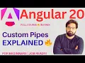 Create Custom Pipes in Angular Step-by-Step Pipe Tutorial in Hindi with Real Example