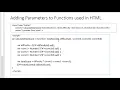 10 HTML jQuery - Adding Function Parameters