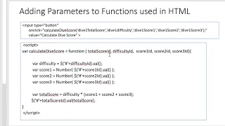 10 HTML jQuery - Adding Function Parameters