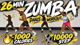 26 minute Zumba dance workout.  Burn calorie and Lose weigth : -1000 calorie 