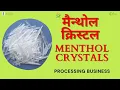 Download Lagu MENTHOL CRYSTAL MAKING BUSINESS I मेंथाल क्रिस्टल प्रसंस्करण I NIFTEM- PMFME SCHEME