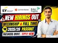 EY Cornerstone Baker Hughes Hiring 2025 Internship Full Time Jobs Freshers Apply Now