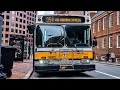 Riding the full MBTA express route 354 to Burlington via Woburn