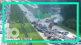 NB I-75 closed at US-301 after crash involving tractor trailers in Brandon