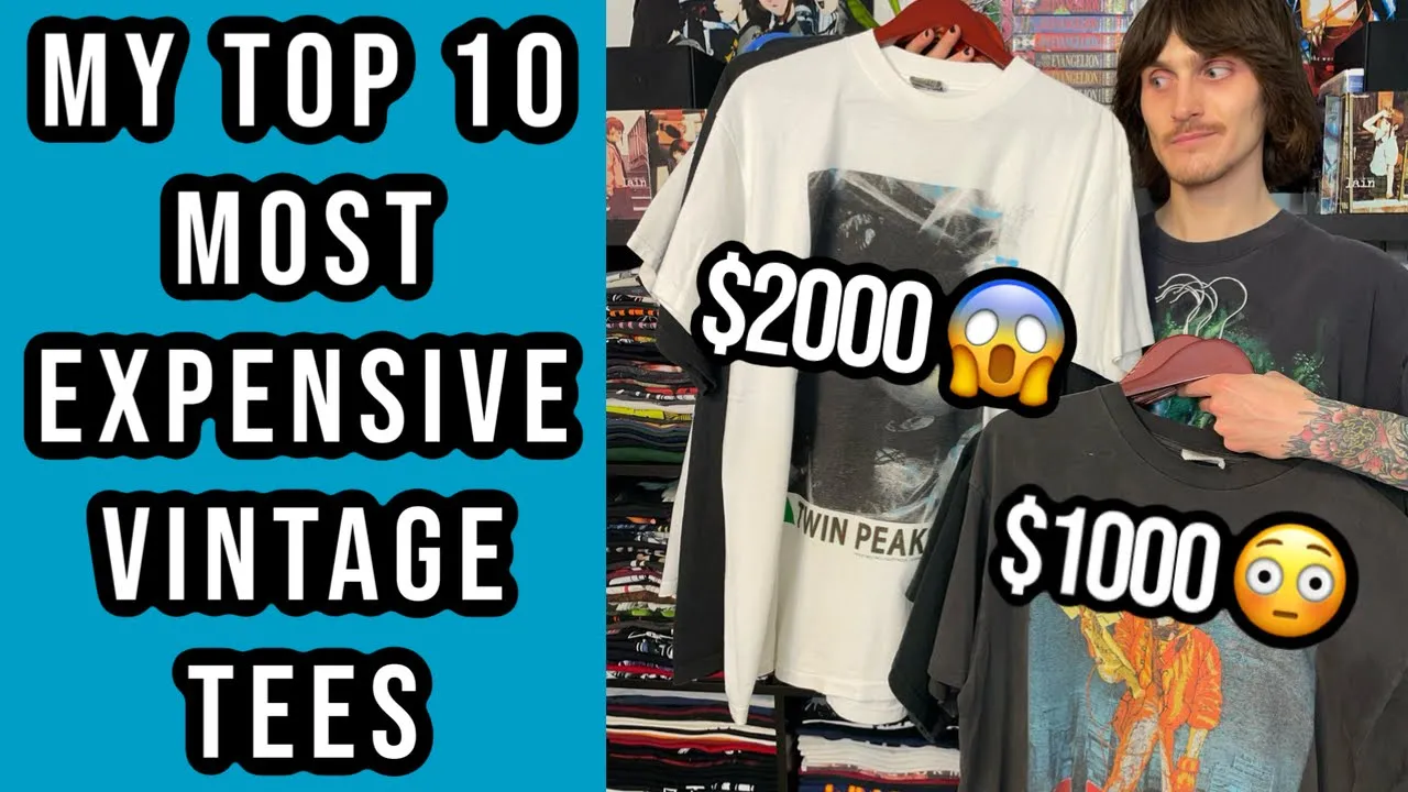 THE 10 MOST EXPENSIVE VINTAGE TEES IN MY COLLECTION THE 10 MOST EXPENSIVE VINTAGE TEES IN MY COLLECTION