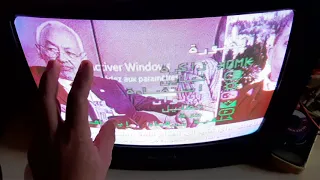 فتح سرفيس تلفزيون توشيبا ١٦بوصه وضبط الالوان 