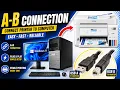 How To Connect Epson Printer To Computer Windows PC With A-B Cable Direct Connection