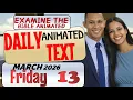 JW DAILY ANIMATED TEXT A TREASURE THAT JEHOVAH HAS GIVEN US EXAMINE THE BIBLE ANIMATED