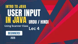 Taking Input in Java using Scanner Class in User Input in Java