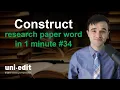 CONSTRUCT definition CONSTRUCT in a sentence CONSTRUCT pronunciation CONSTRUCT meaning