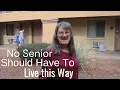 SHOCKING Look Inside Senior Living for the Poor Cheap Motel Apartment Tour