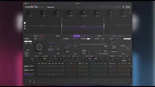Testing out UVI Rumble (new bass synthesizer plugin)