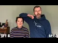 Height Comparison 5ft 8 up to 6ft 6