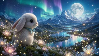 Dreamy Bunny Lullaby Vol. 6 🐇 Aurora Valley of Dreams | Relaxing Music Box Sleep Music