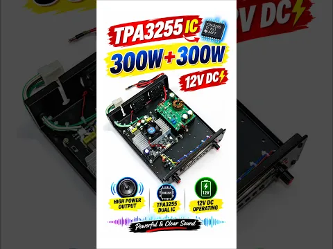 TPA3255 600W Amplifier #shorts #youlikeelectronic #TPA3255