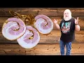 Miniature Bacon Roll. Glass Ham Cooker