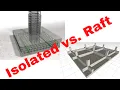 Isolated Footing vs Raft Footing
