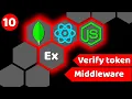 Creating Middleware to verify token MERN stack tutorial Instagram clone
