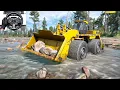 Download Lagu SnowRunner - Caterpillar 993K Bulldozer Conquering Through a Muddy Terrain | Logitech G29 Gameplay