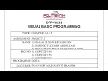 DFP40233 VISUAL BASIC PROGRAMMING - PROJECT 2 PSMZA