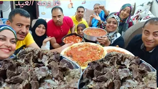 تحدي اكل عزومه العيد اللحمه والفته احلى لمه في العيد اللمه والحكاوي هتسمعوا اغرب حكاوي حكيناها 