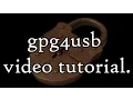 gpg4usb complete tutorial