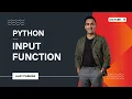 Python Input Function Lecture 17 Python Data Analytics