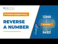 Reverse a number in Python Python Tutorial for Beginners