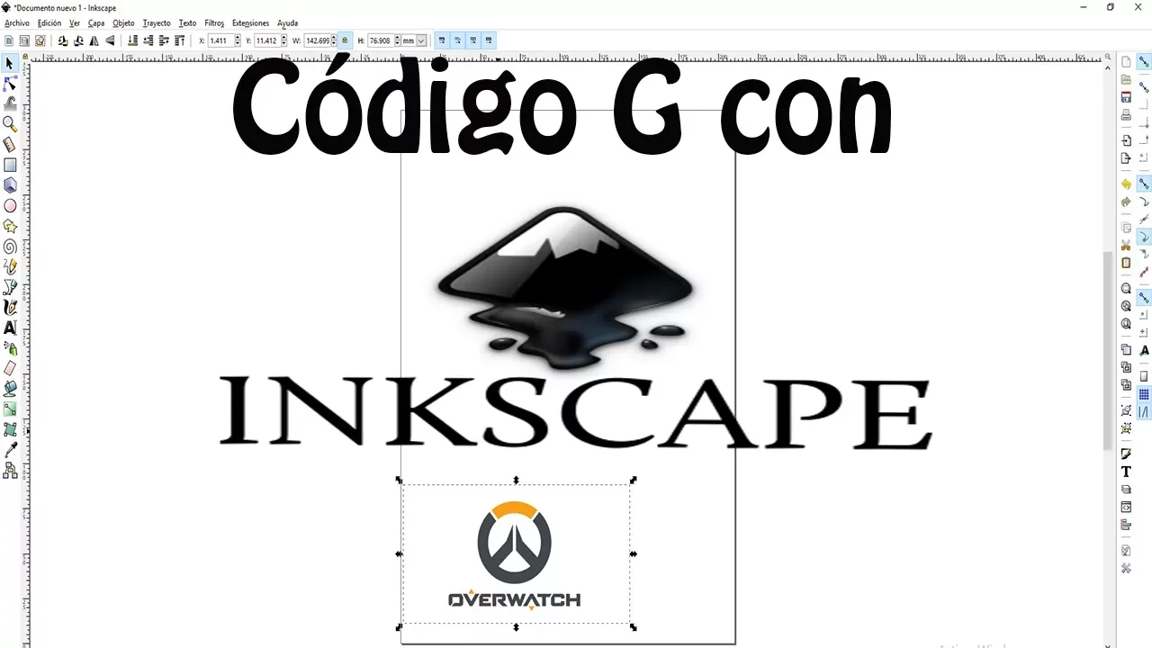 Código G con InkScape para CNC