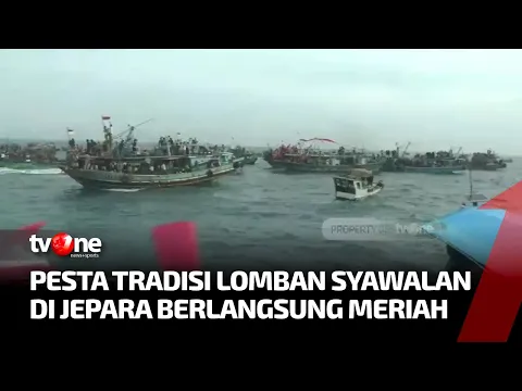 Meriahnya Pesta Lomban Syawalan di Jepara
