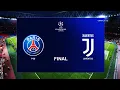 PES 2020 - PSG vs Juventus - UEFA Champions League Final UCL - 20/21 Season Gameplay