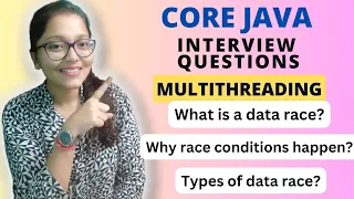 Core JAVA Race Condition Types of race condition race condition in java multithreading