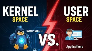 Linux Kernel Space VS User Space EXPLAINED System Calls Drivers OS Architecture