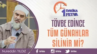 Tövbe edince tüm günahlar silinir mi?