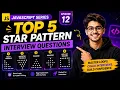 JavaScript Star Pattern Tutorial Top 5 Interviews Patterns Episode 12